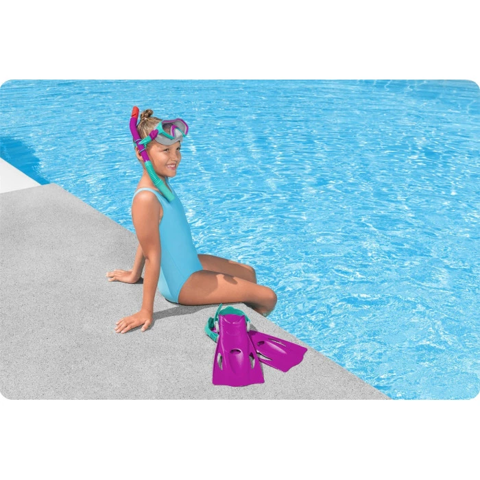 Набор для дайвинга Bestway 25046-01, фиолетовый.