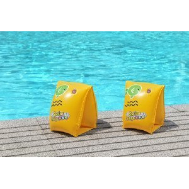 Нарукавники для плавания BESTWAY 32110 Wondersplash желтые, L 30 x 15 см