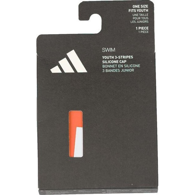 Шапочка для плавания Adidas Logo Swim IM1049, оранжевая