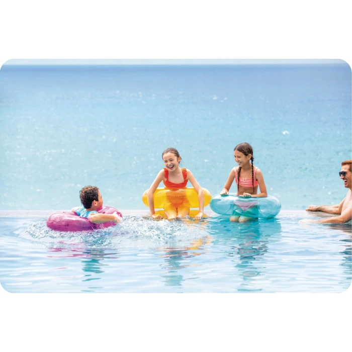 Круг надувной для плавания INTEX 59260 оранжевый, 76 см