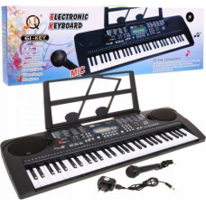 Детский синтезатор RAMIZ + микрофон + пюпитр, USB, MP3, 5+
