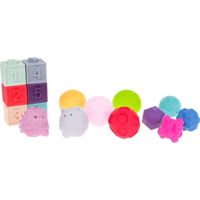 Детский набор сенсорных игрушек Животные 16 эл. ZDN.Z999-226