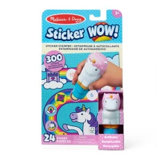 Детский блокнот и штамп Spin Master С наклейками Единорог Melissa and Doug. Sticker WOW
