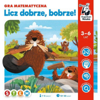 Детская развивающая математическая игра «Посчитай хорошо, Бобер!» для детей 3-6 лет