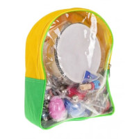 Деревянный набор инструментов 2+ рюкзак + музыкальные инструменты 22 шт.