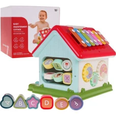 Многофункциональный детский интерактивный дом с ксилофоном