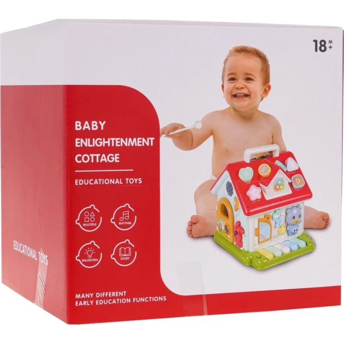 Диятчий багатофункціональний інтерактивний будинок з ксилофоном