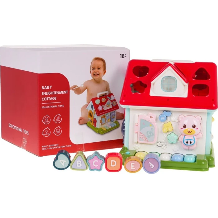 Диятчий багатофункціональний інтерактивний будинок з ксилофоном