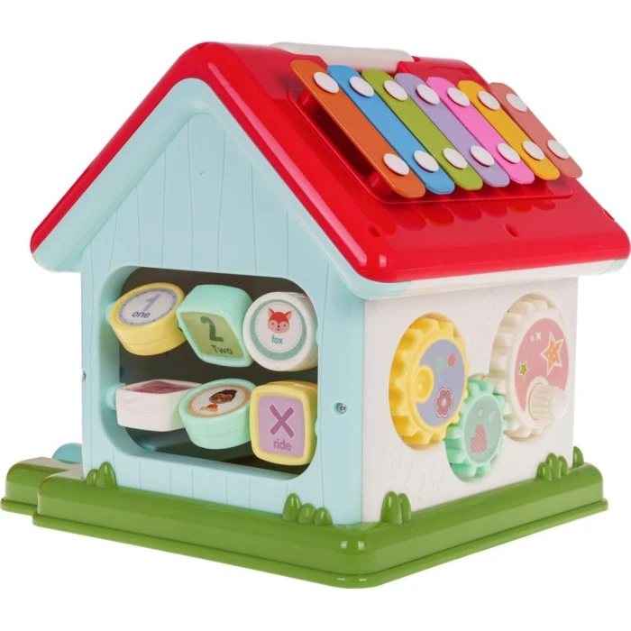 Диятчий багатофункціональний інтерактивний будинок з ксилофоном