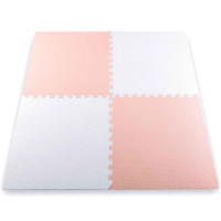 Детский коврик-пазл Ricokids персиково-белый 4 шт