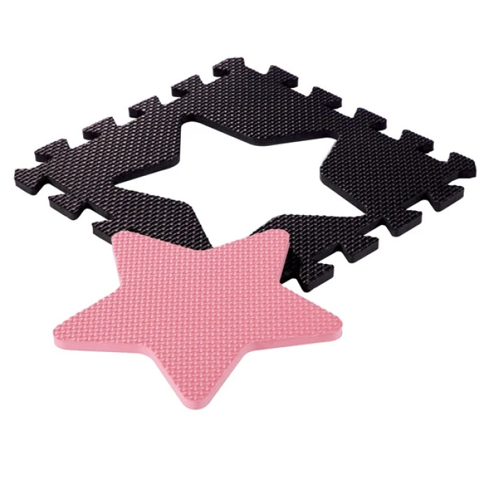 Килимок-пазл NILS FUN MD03 140х140х1 см, 36 деталей, рожевий