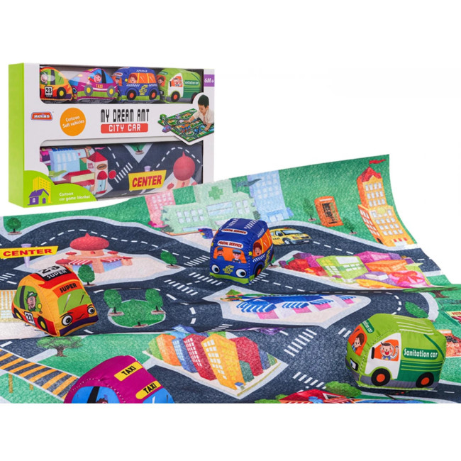 Килимок City + набір Soft Cars