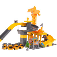 Детская строительная площадка с транспортными средствами и аксессуарами