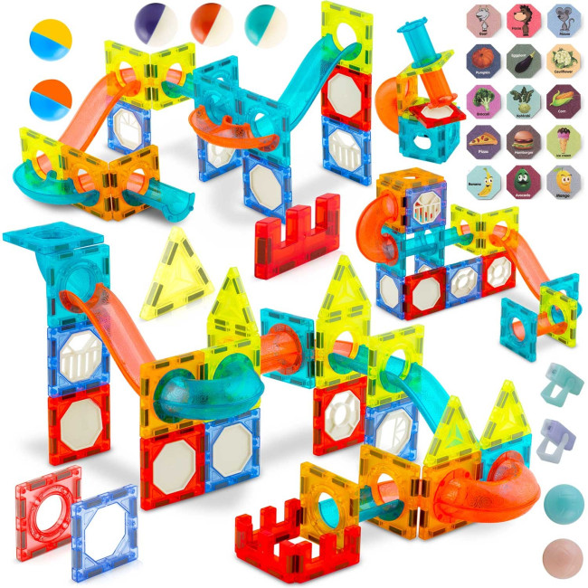 Конструктор магнитный с подсветкой Ricokids