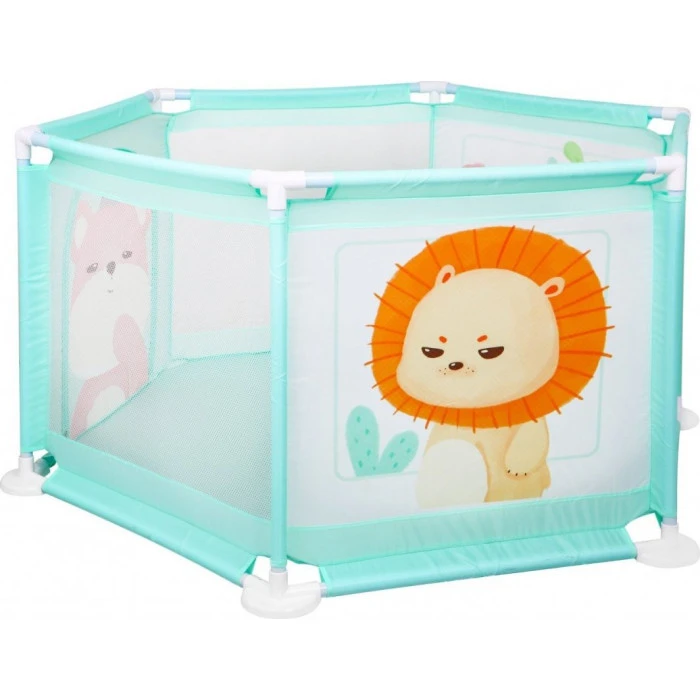 Дитячий манеж 6м+ з веселими тваринками