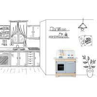 Детская кухня интерактивная Ricokids