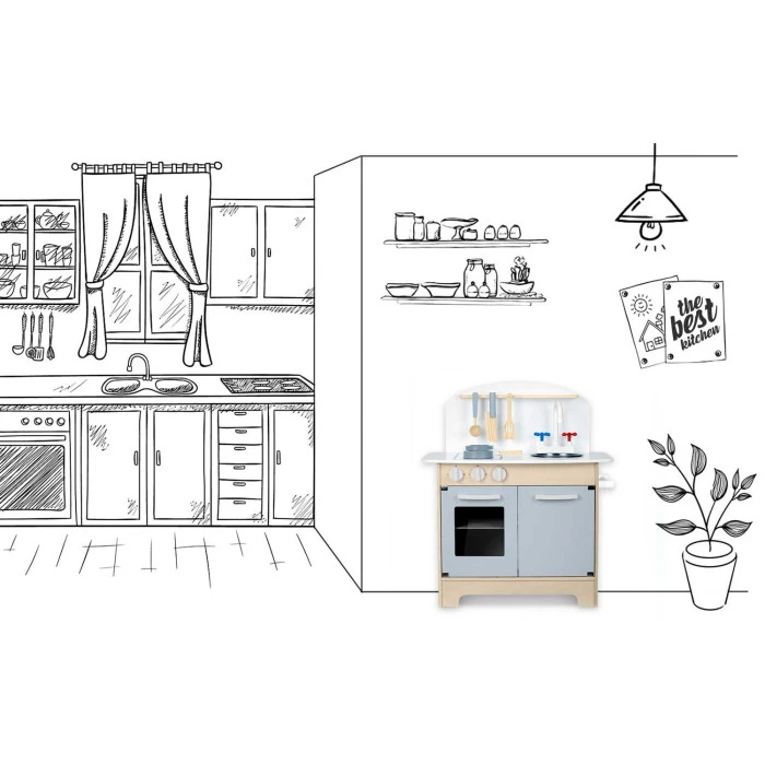 Детская кухня интерактивная Ricokids