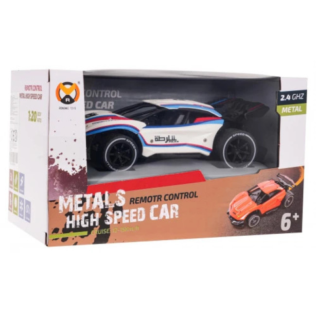 Скоростная металлическая машина 1:20 R/C белый
