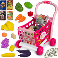 Тележка для покупок Ricokids розовая