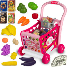 Тележка для покупок Ricokids розовая