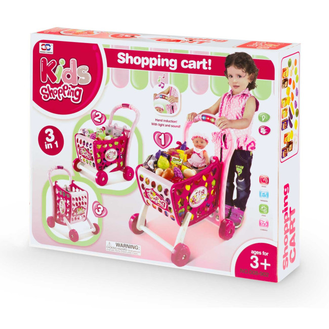 Тележка для покупок Ricokids розовая
