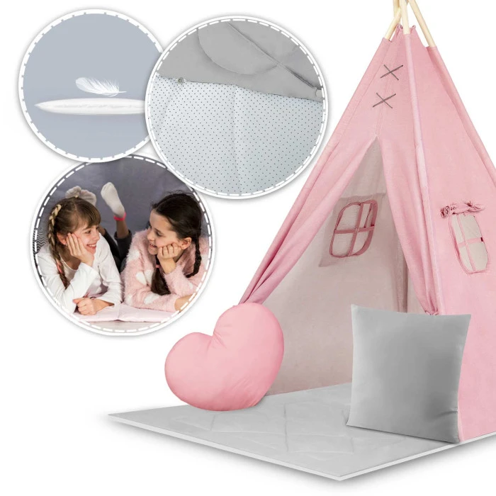 Вигвам детский NK-406 Nukido розовый