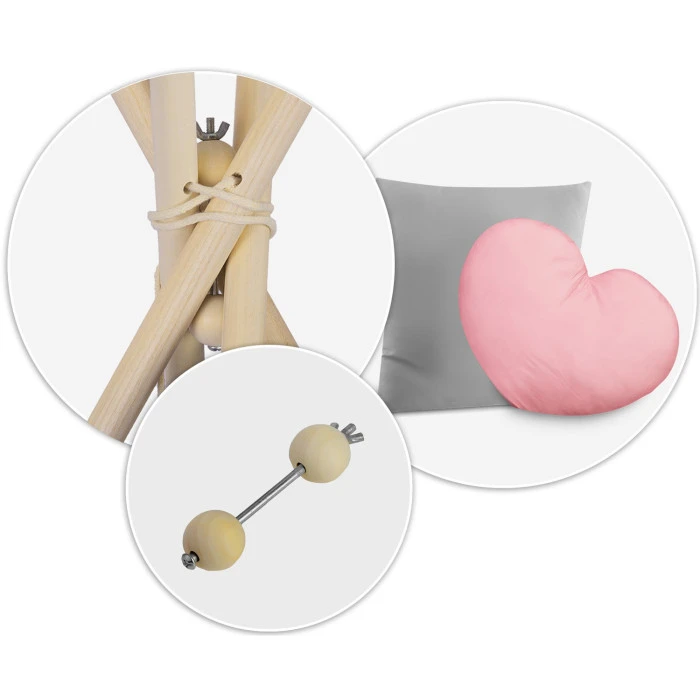 Вигвам детский NK-406 Nukido розовый