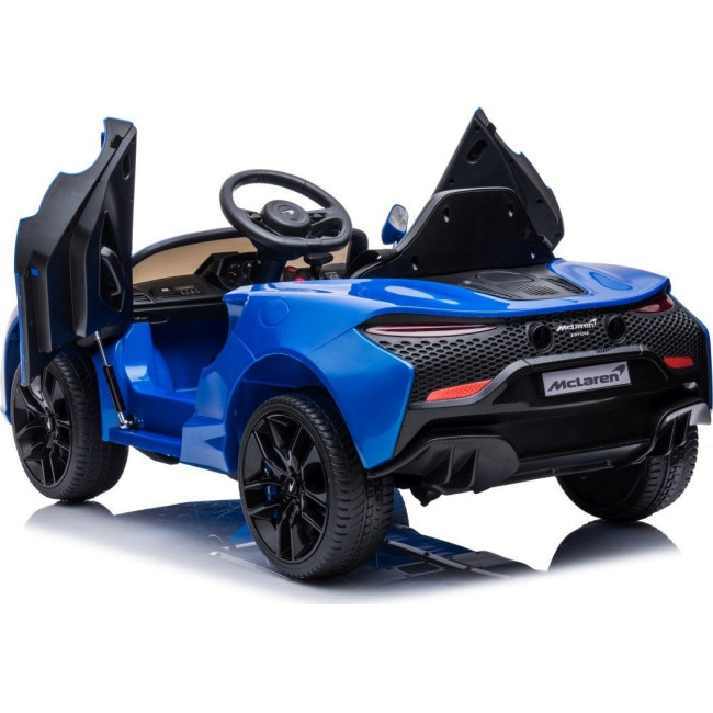 Дитяча акумуляторна машинка McLaren Artura на акумуляторі Синя