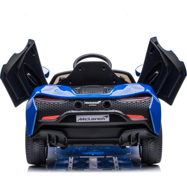 Дитяча акумуляторна машинка McLaren Artura на акумуляторі Синя