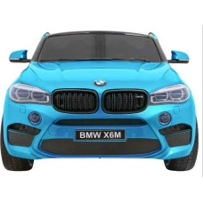 Дитяча акумуляторна машинка BMW X6M XXL для 2 дітей Синя