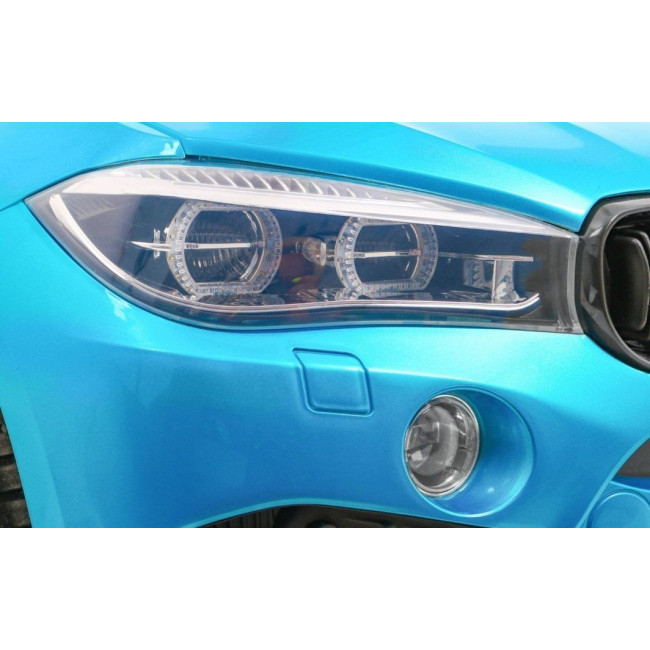 Детская аккумуляторная машинка BMW X6M XXL для 2 детей Синяя