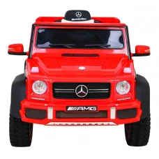 Детская аккумуляторная машинка Mercedes G63 AMG Красная