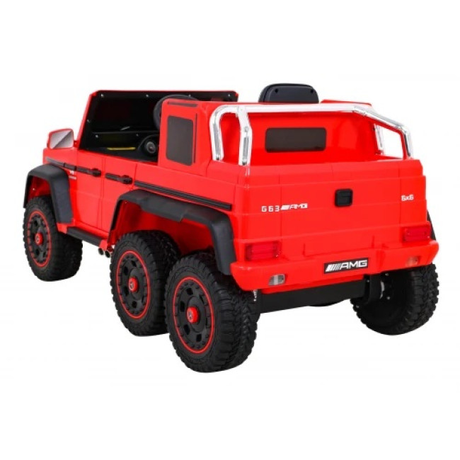 Дитяча акумуляторна машинка Mercedes G63 AMG Червона