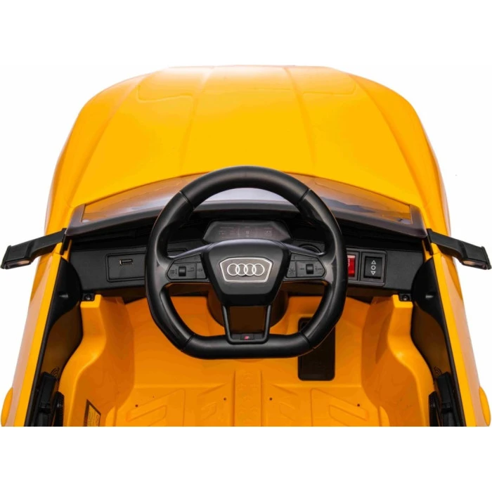 Дитяча акумуляторна машинка Audi SQ8 Жовта