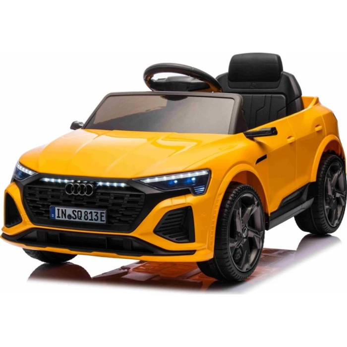 Дитяча акумуляторна машинка Audi SQ8 Жовта