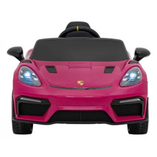 Детская аккумуляторная машинка Porsche 718 MP4 Розовая