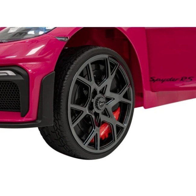 Детская аккумуляторная машинка Porsche 718 MP4 Розовая