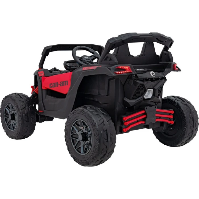Детский аккумуляторный квадроцикл CAN-AM Maverick Красный