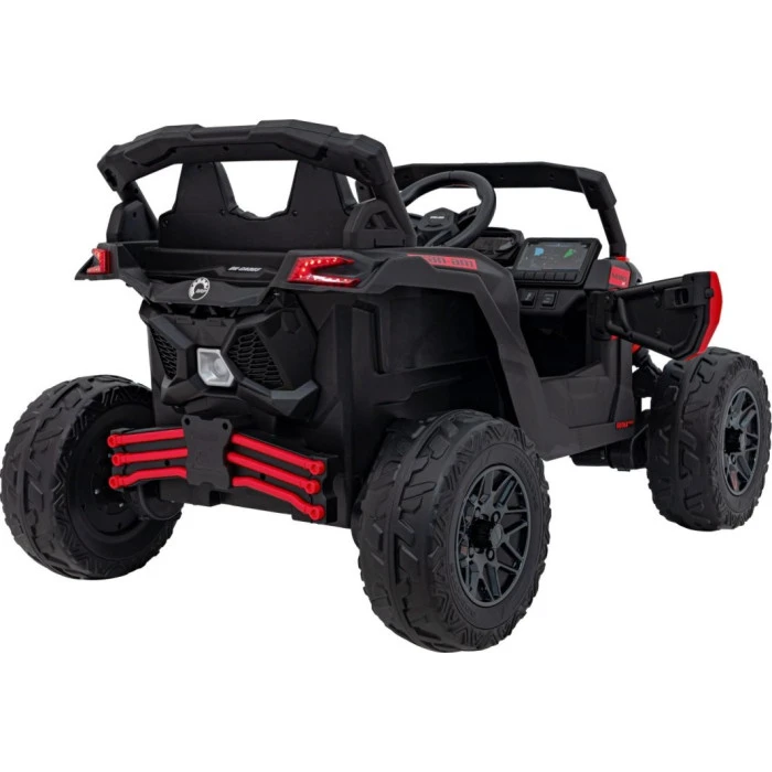 Детский аккумуляторный квадроцикл CAN-AM Maverick Красный