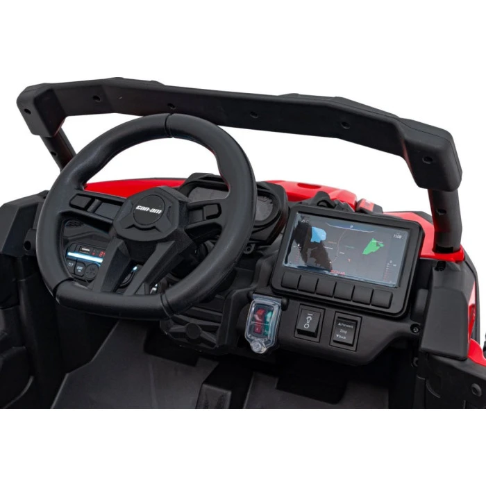 Детский аккумуляторный квадроцикл CAN-AM Maverick Красный