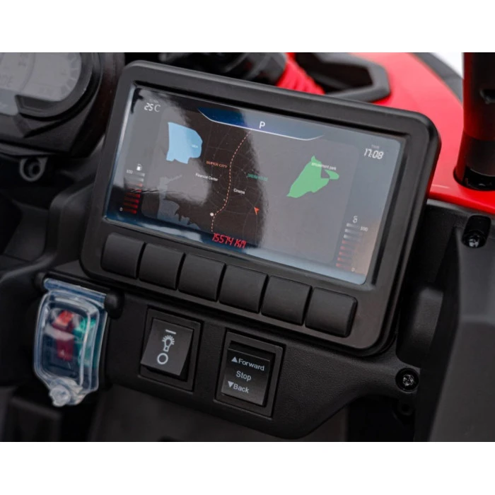 Детский аккумуляторный квадроцикл CAN-AM Maverick Красный