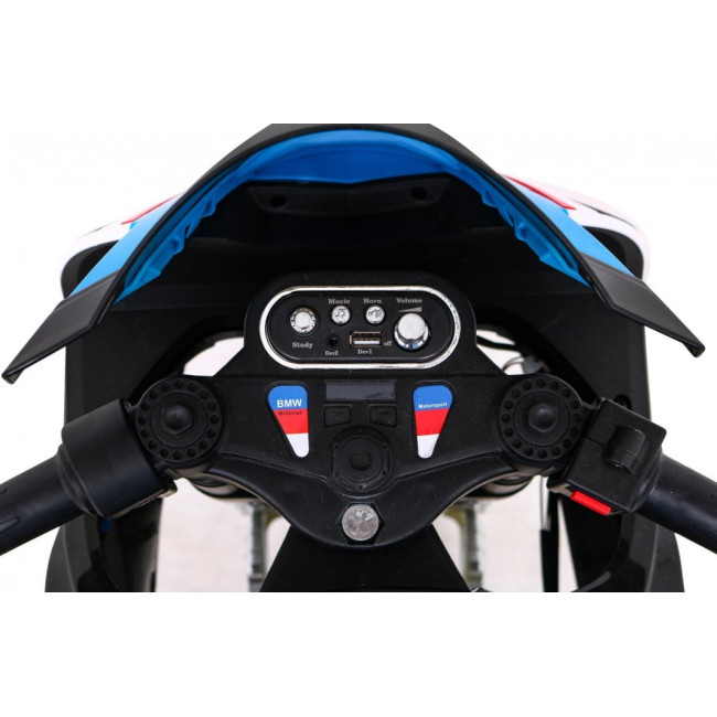 Дитячий акумуляторний мотоцикл BMW HP4 Синій