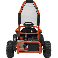 Детский аккумуляторный картинг MUD MONSTER Оранжевый