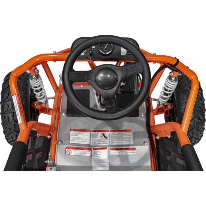 Дитячий акумуляторний картинг MUD MONSTER Помаранчевий