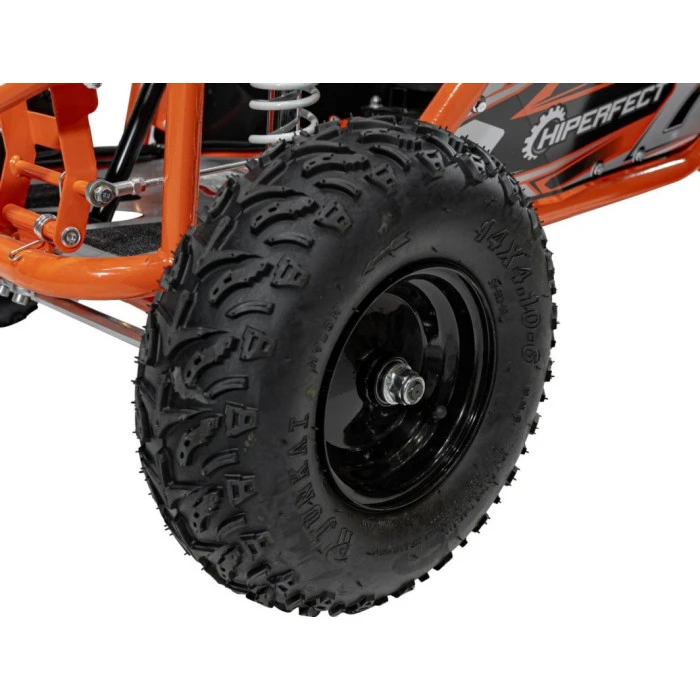 Дитячий акумуляторний картинг MUD MONSTER Помаранчевий