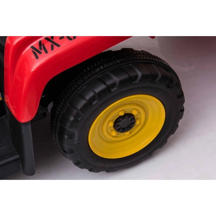 Дитячий акумуляторний трактор з причепом BLOW Червоний