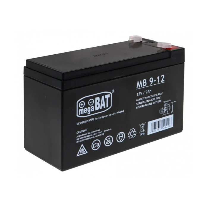 Гелевий акумулятор 12V/9Ah для дитячих електромобілів