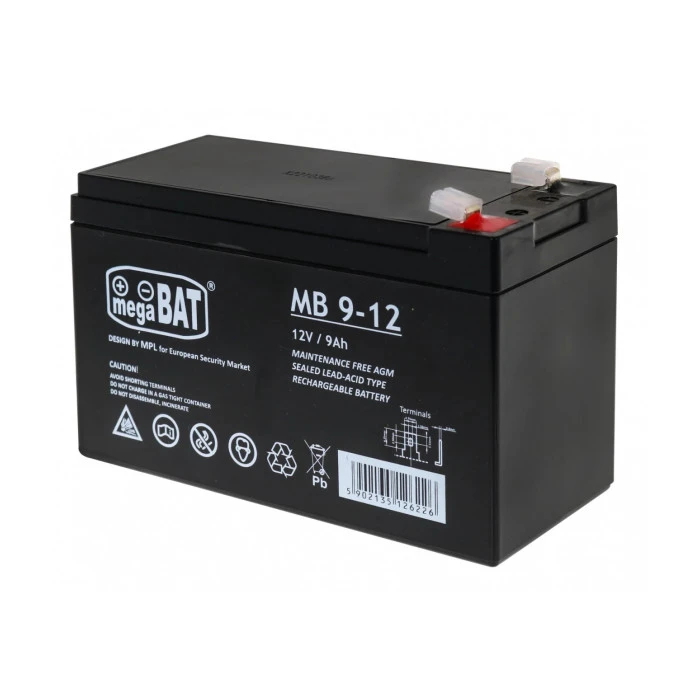 Гелевий акумулятор 12V/9Ah для дитячих електромобілів