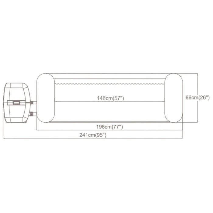 Джакузі-SPA надувне Bestway 6001D SPA Lay‑Z Miami Green 6‑місне