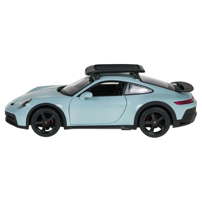 Машинка детская RASTAR 1:14 Porsche 911 Dakar на дистанционном управлении, голубовато-черная